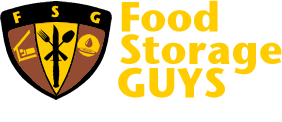 Food Storage Guys Logo, Emergency Preparedness Supplies