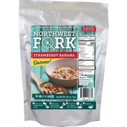 Northwest Fork Strawberry Banana Oatmeal - GF, Vegan, Kosher
