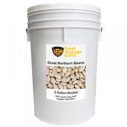 Great Northern Beans - 35 lb - 5 gal bucket