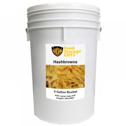 Hashbrowns - 13 lb - 5 gal Bucket