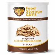 Mushroom Slices, Dehydrated - 9 oz - #10 can