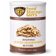 Mushroom Slices, Dehydrated - 3 oz - #2.5 can
