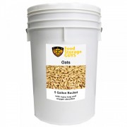Organic Natural Whole Oat Groats - 35 lb - 5 gal bucket