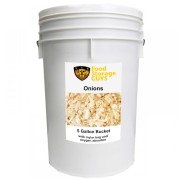 Onions, Dehydrated Chopped - 14 lb - 5 gal bucket