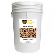 Organic Natural Pinto Beans - 34 lb - 5 gal bucket