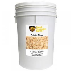 Potato Dices - 13 lb - 5 gal Bucket