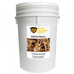 Refried Beans - 16 lb - 5 gal Bucket