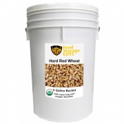 Organic Natural Hard Red Wheat - 36 lb - 5 gal bucket