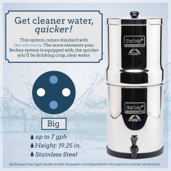 Big Berkey (2.25 g) Water Filter System