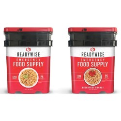ReadyWise Vegetarian 1 mo.
Primary Food Supply
1,910 calories per day
Pouches