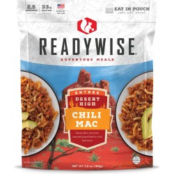 ReadyWise Adventure Meal - Chili Mac with Beef - 6 Pack.