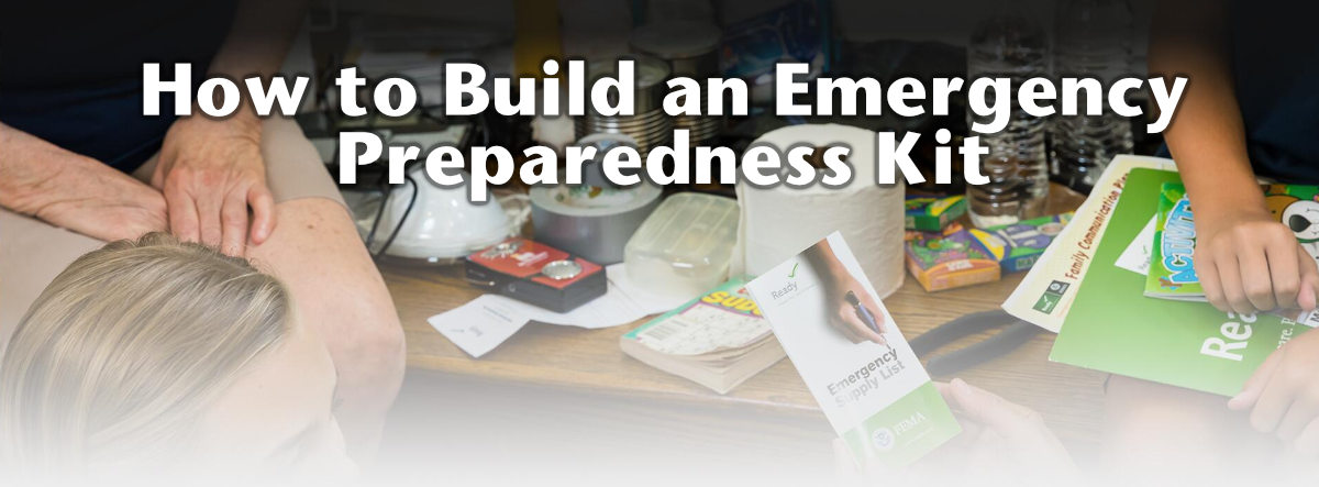 A emergency preparedness kit is a collection of items your household may need in the event of an emergency.