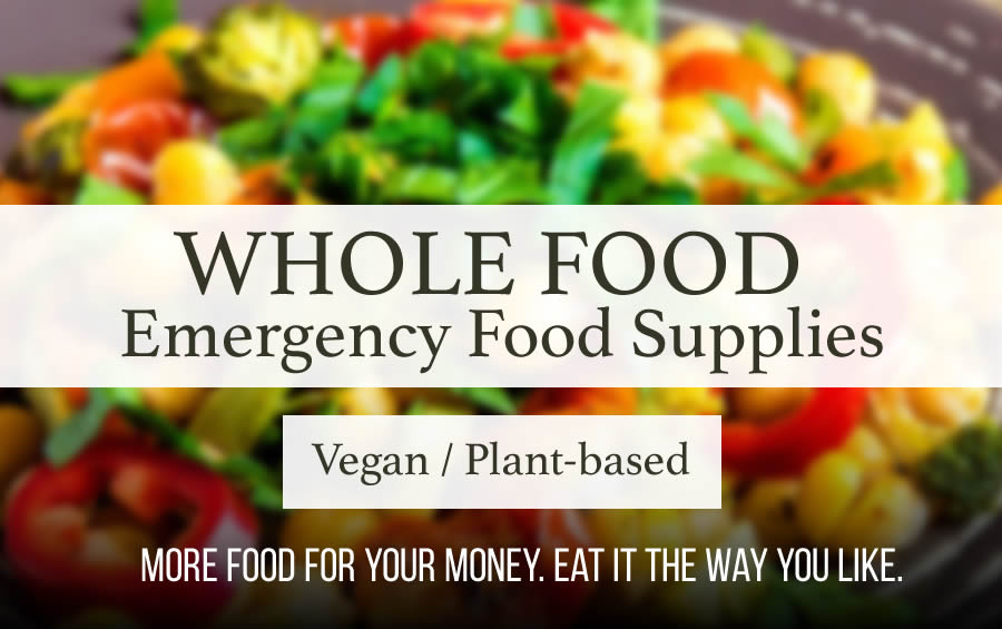 Vegan Plant-based Emergency Food Supplies Vegan Survival Food